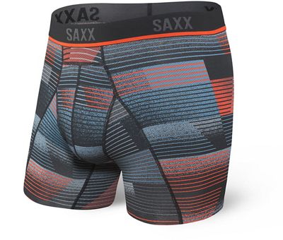 SAXX Kinetic HD Boxer Brief - Black sonic Stripe - XL, Black sonic Stripe